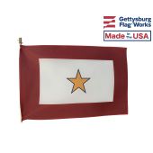 Gold Star Service Stick Flag - 12x18"