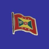 Grenada Lapel Pin (Single Waving Flag)