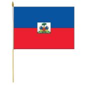 Haiti Stick Flag (with Seal)