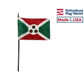 Burundi Stick Flag - 4x6"