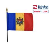 Moldova Stick Flag - 4x6"