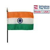 India Stick Flag - 4x6"