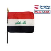 Iraq Stick Flag - 4x6"