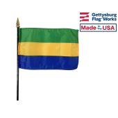 Gabon Stick Flag