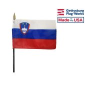 Slovenia Stick Flag - 4x6"