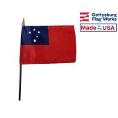 Western Samoa Stick Flag - 4x6"
