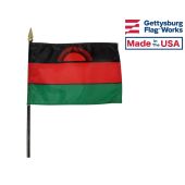 Malawi 2012 Stick Flag - 4x6"