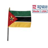 Mozambique Stick Flag - 4x6"