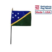 Solomon Islands Stick Flag - 4x6"