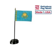 Kazakhstan Stick Flag - 4x6"