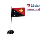 Papua New Guinea Stick Flag - 4x6"