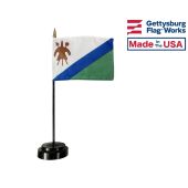 Lesotho Stick Flag - 4x6"