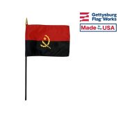 Angola Stick Flag - 4x6"