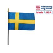 Sweden Stick Flag