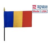 Romania Stick Flag - 4x6"