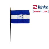 Honduras Stick Flag - 4x6"