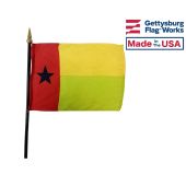 Guinea-Bissau Stick Flag - 4x6"