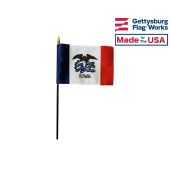 Iowa State Stick Flag - 4x6"