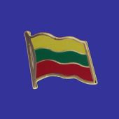 Lithuania Lapel Pin (Single Waving Flag)