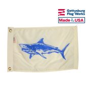 Mako Shark Flag - 12x18"
