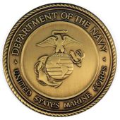 Marine Corps Brass Medallion