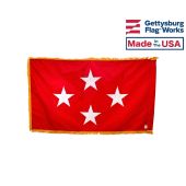Marine Corps General (4 Star) - USMC Officer Indoor Flag - Choose Options