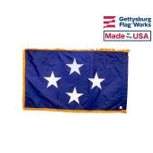 Navy Admiral Flag (4 Stars) - Indoor Naval Officer Flags