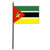 Mozambique Stick Flag - 4x6"