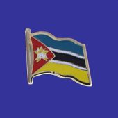 Mozambique Lapel Pin (Single Waving Flag)
