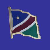 Namibia Lapel Pin (Single Waving Flag)