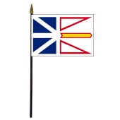 Newfoundland Stick Flag - 4x6"
