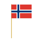 Norway Cotton Stick Flag