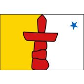 Nunavut Territory Flag (Canada), Header & Grommets - 3x5'