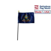 Pennsylvania State Stick Flag - 4x6"