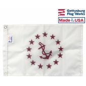 12x18" Rear Commodore Officer Boat Flag