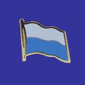 San Marino Lapel Pin (Single Waving Flag)