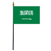 Saudi Arabia Stick Flag - 4x6"