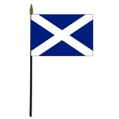Scotland Cross Stick Flag