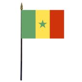 Senegal Stick Flag - 4x6"