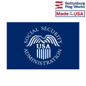 Social Security Administration Flags - Outdoor SSA Agency Flags