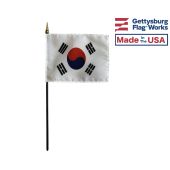 South Korea Stick Flag - 4x6"