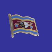 Swaziland Lapel Pin (Single Waving Flag)