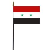 Syria Stick Flag - 4x6"
