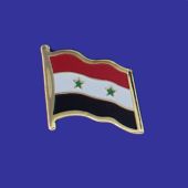 Syria Lapel Pin (Single Waving Flag)