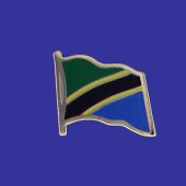 Tanzania Lapel Pin (Single Waving Flag)