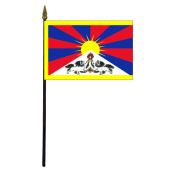 Tibet Stick Flag - 4x6"