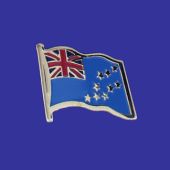 Tuvalu Lapel Pin (Single Waving Flag)