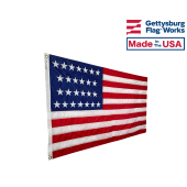Historical American 26 Star Flag
