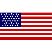 American, 43 Star Flag 