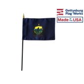 Vermont State Stick Flag - 4x6"